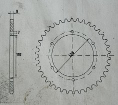 CORONA Z38 DUCATI FORZA Y SCAMBREL