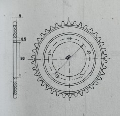 CORONA Z38 DUCATI VENTO / 500 TWIN