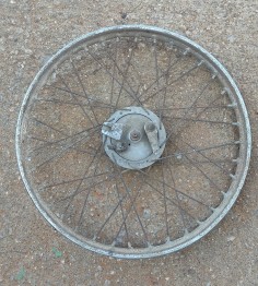 rueda delantera moto guzzi 73cc